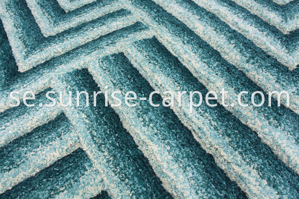 Microfiber Shaggy with 3D Design carpet